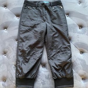 Elle Cropped Golf Pants - Black